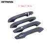For Kia Seltos - 2024 2025 Carbon Fiber Side Door Handle Bowl Cover Trim Protection Cap Exterior Accessories Car Styling