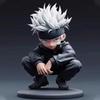 Универсальная аниме-фигурка Действия Jujutsu Kaisen Сатору Годжо и Сукуна Повелитель Проклятий Чиби ПВХ Модель Куклы Игрушки Коллекция