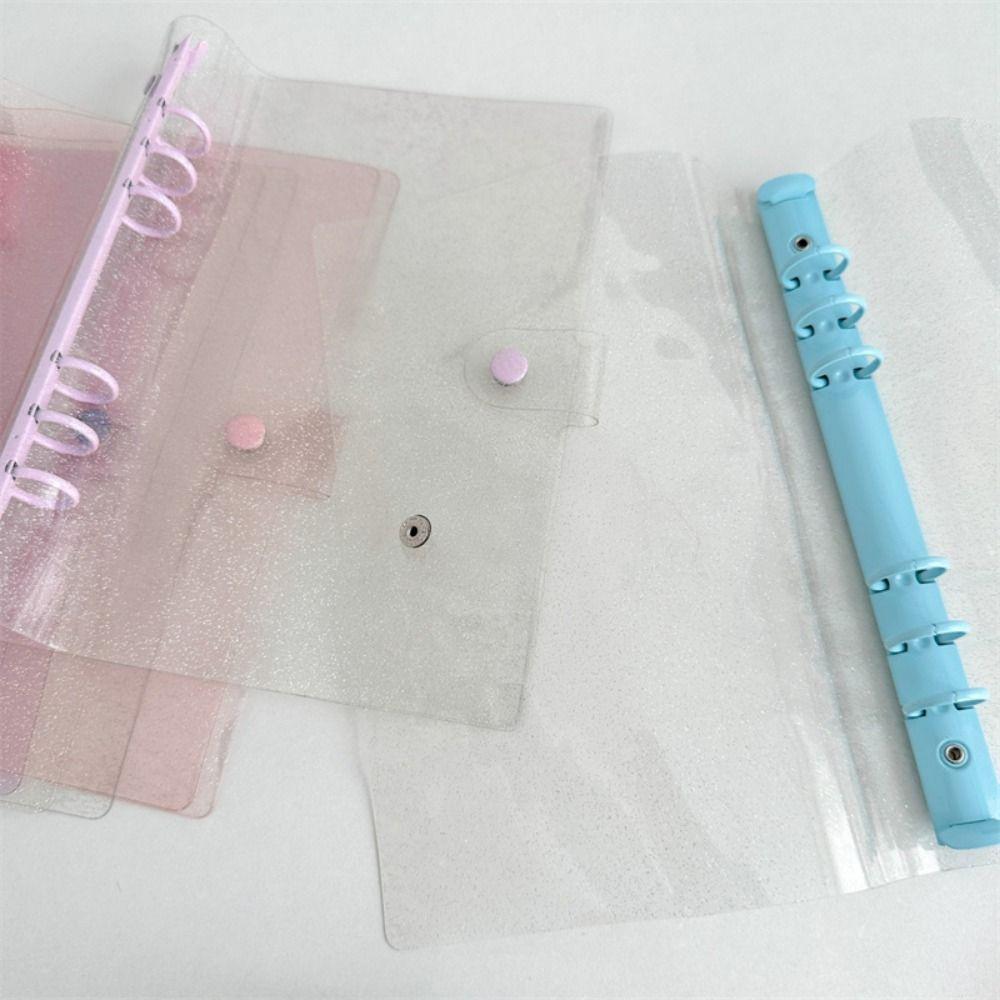 6-луночный блокнот с отрывными листами, прозрачный держатель для фотокарт, портативный переплет формата А5, подарок