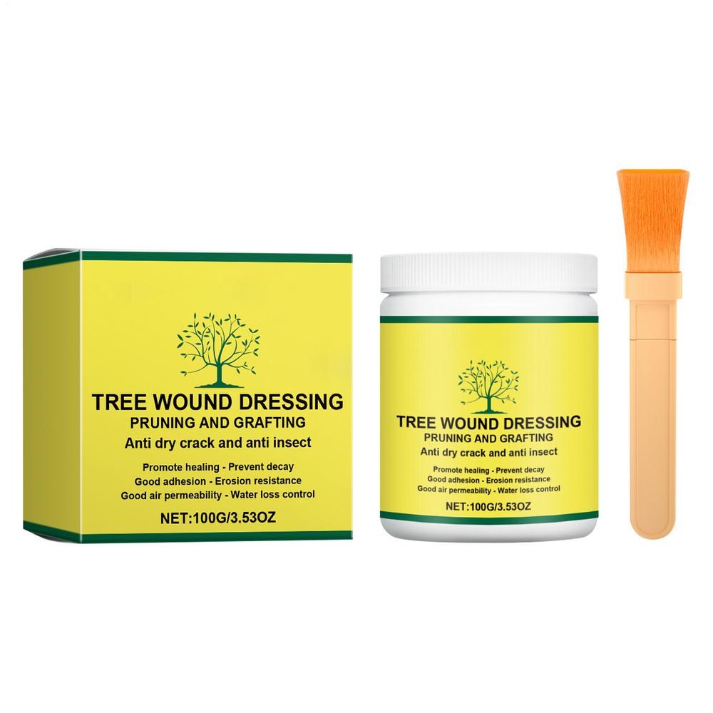 Замазка для ран деревьев Паста для обрезки Прививочный воск 100 г Средство для заполнения растений для зимней защиты Уход Дерево Фрукты Улица