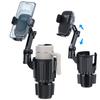 Cup Holder Phone Mount 2 In 1 Universal Cup Holder Expander with Long Arm