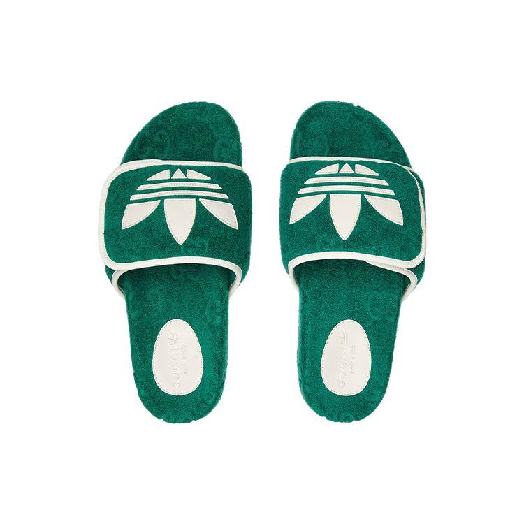 Adidas GG Platform Sandal Green Cotton Sponge Men Sneakers 702412-UU010-3171