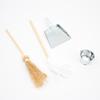 1/12 Dollhouse Broom Dustpan Metal Pail Kit Dollhouse Mini Cleaning Tool Accessories Dolls House Decor Pretend Play Toy