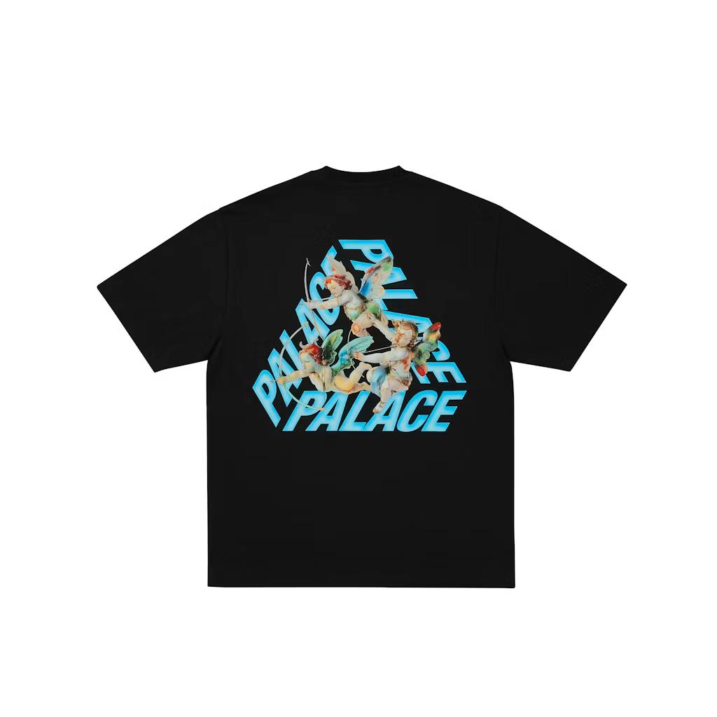 Palace Футболка Cherub P-3 Черная Унисекс Топы P29TS164