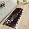 Коврик с 3D-печатью серии Piano Keyboard, большой коврик, ковры для гостиной, спальни, коврики для кухни, коврики, нескользящие