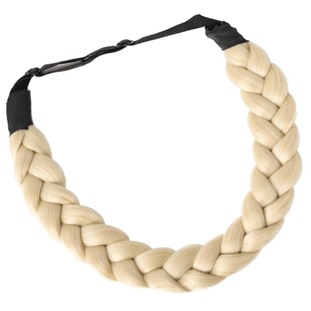 Регулируемая плетеная повязка на голову для легких стильных причесок, аксессуары для волос, головной убор для свадеб и вечеринок