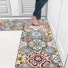 Boho Anti Fatigue Kitchen Rug Non Slip Cushioned Kitchen Rugs and Mats Non Skid Kitchen Carpet Rug Runner for Sink Laundry Mat