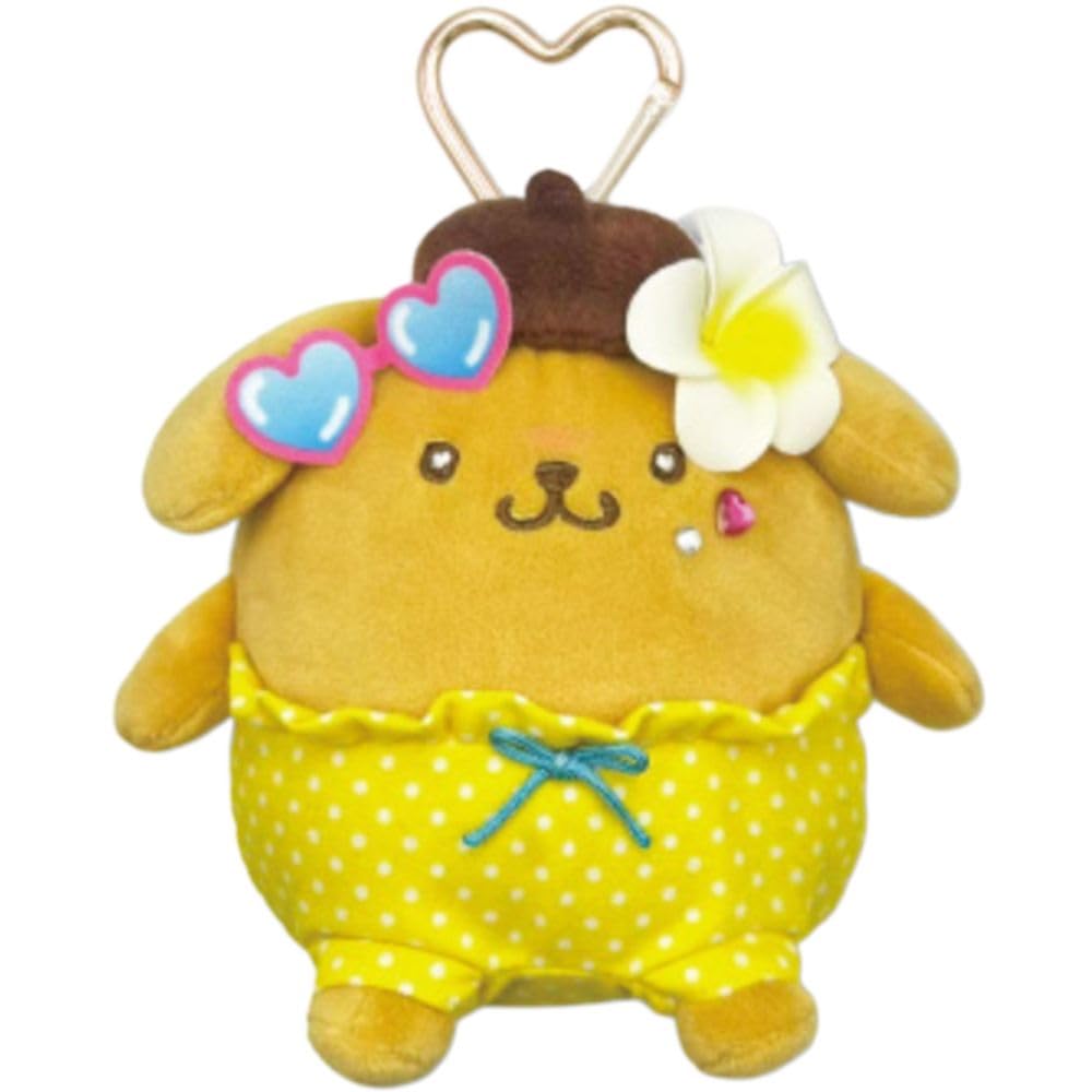 Сумка-пенал Hatayama Shoji Sanrio Маскот Гал 4 Помпомпурин Мини-пенал на завязке Маленькая вещь Плюшевая сумка с милым персонажем 13 см в 63203959 Цепочка, Чехол,