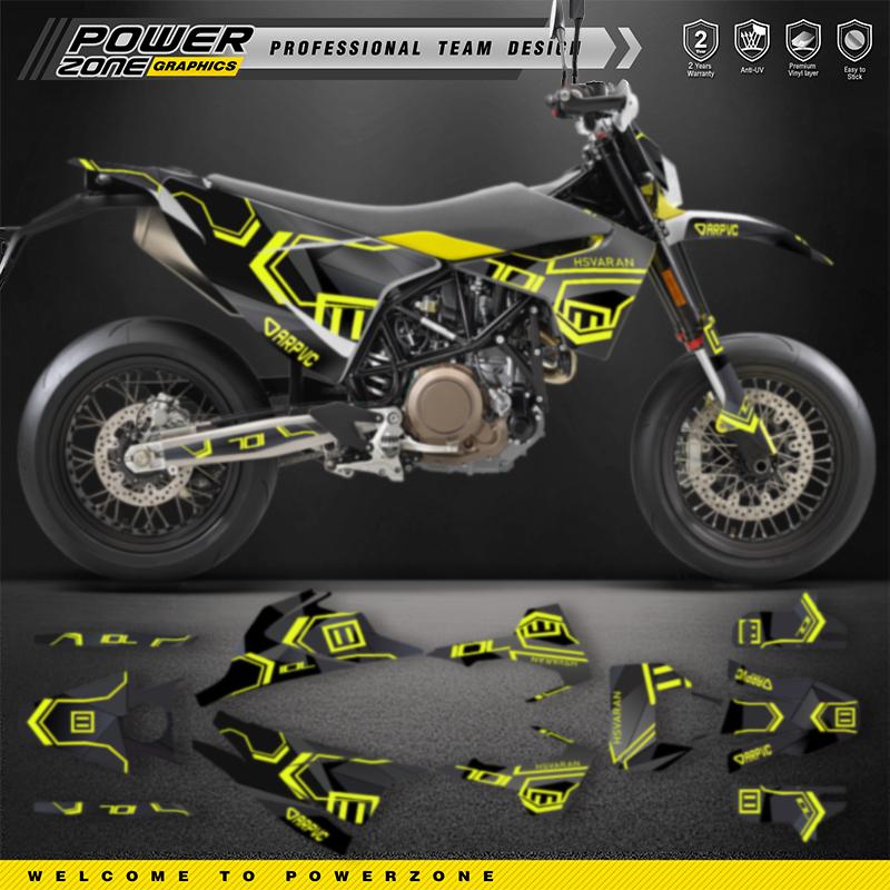 PowerZone Индивидуальные Графические Наклейки Комплекты Для Husqvarna Наклейка 15-20 701 SUPERMOTO ENDURO 2015-2017 2018 2019 2020
