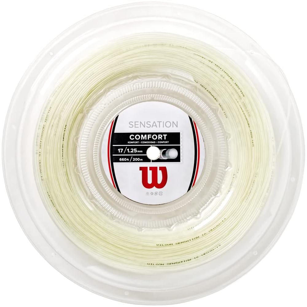 Wilson Sensation Tennis String 200m 1.25mm Durable Performance Control