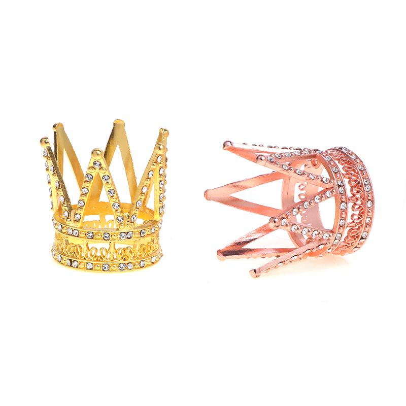 Аксессуары для кукол Металлическая корона Головной убор Аксессуары для волос для кукольного домика Игрушка