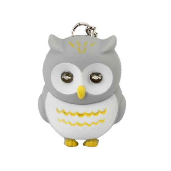 Брелок со светодиодной подсветкой и звуком, рождественский детский креативный подарок