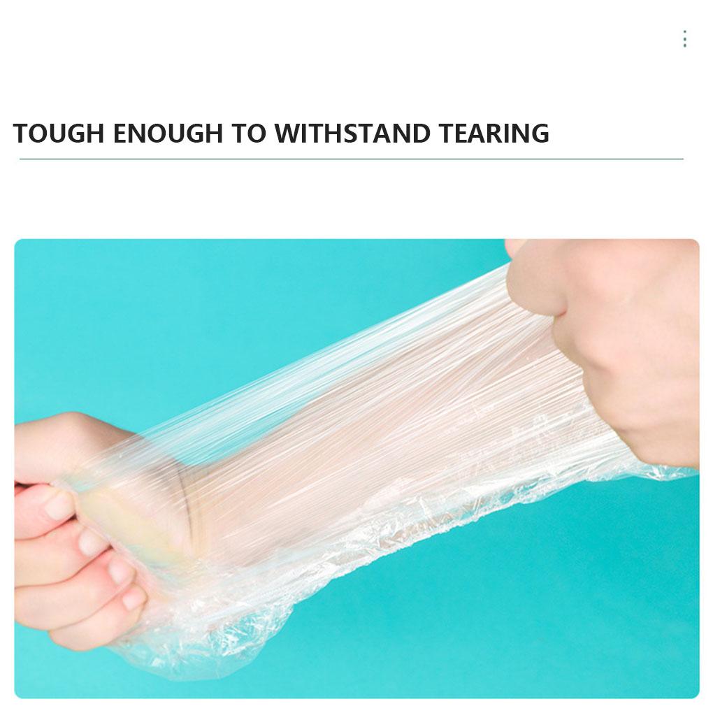 100X Крышка для еды Пластиковая пленка Свежие крышки Многоразовые Моющиеся Удобные Бытовые аксессуары Миска Бутылка Кухонный гаджет