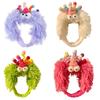 Girls Cartoon Headbands Funny Clown Furry Headwear Wide Hair Bands Accessories Spring Hair Bands Birthday Party