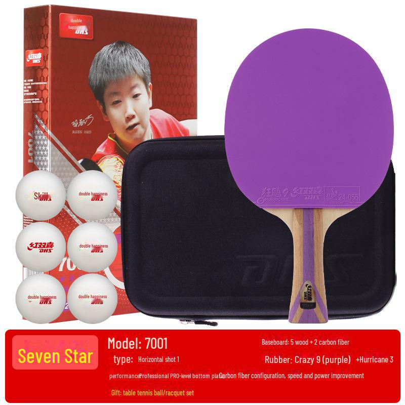 DHS Table Tennis Racket - Beginner To Pro Level, Horizontal & Vertical Orientation