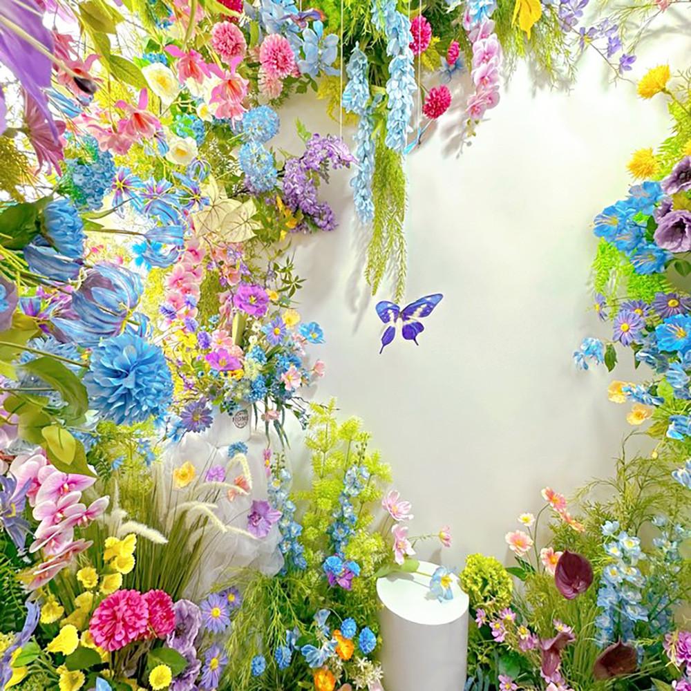 Колокольчик Ветер Гортензия Лилия Искусственный Цветок Свадебная Вечеринка Дом Подарок Украшение