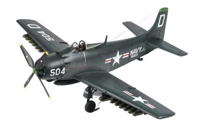Sword 1/72 AD-3/4 Skyraider (Ранняя модель) Пластиковый Модельный Комплект SWD72151 (Самолет)