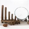 Wooden Plate Stand Sturdy Display Rack Secure Hold Versatile Picture Frame Holder for Kitchen Office