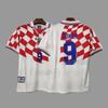 Retro Football Jersey Men Women Short Sleeve Training Match Sport Shirt Breathable Synthetic Fabric