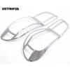 For Volkswagen VW Tiguan 2012 2013 2014 2015 5dr Hatchback Chrome Rear Light Lamp Cover Trim Taillamp Frame Car Accessories
