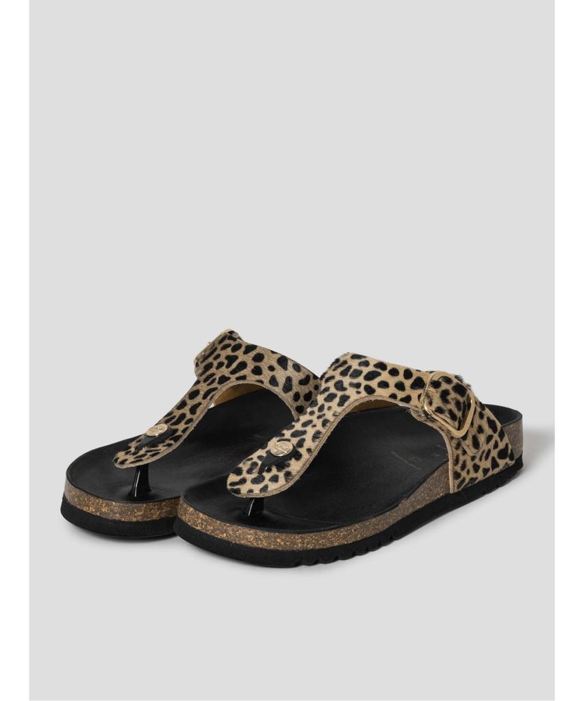 Scholl (Women) Flip-Flop Cork Sandals Brown (Hh64K2C32D)