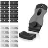 YJRUNFU Scraper for Sticker Removal, 10 Plastic Blades, 10 Stainless Steel Blades, and Blade Covers, Glass Scraper, Pocket Scraper, Safety Scraper for