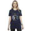 Marvel Womens/Ladies Wakanda Forever Nakia Shield Cotton Boyfriend T-Shirt