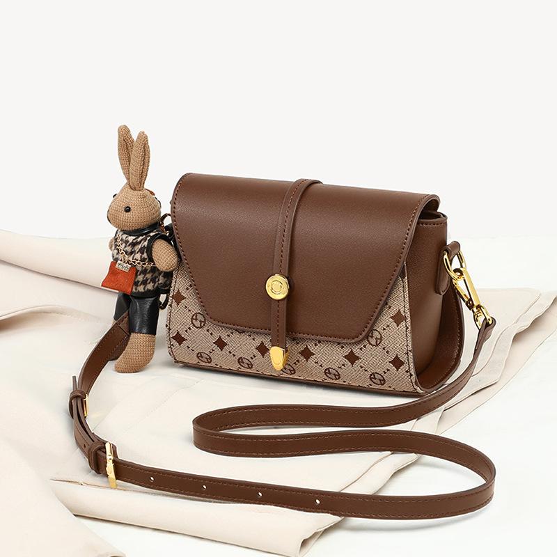 Новая осенне-зимняя женская сумка Сумка через плечо Сумка подмышками Высококачественная сумка через плечо Универсальная квадратная сумка