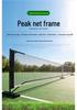 Foldable & Portable Pickleball Net Stand for Indoor/Outdoor Tennis Training