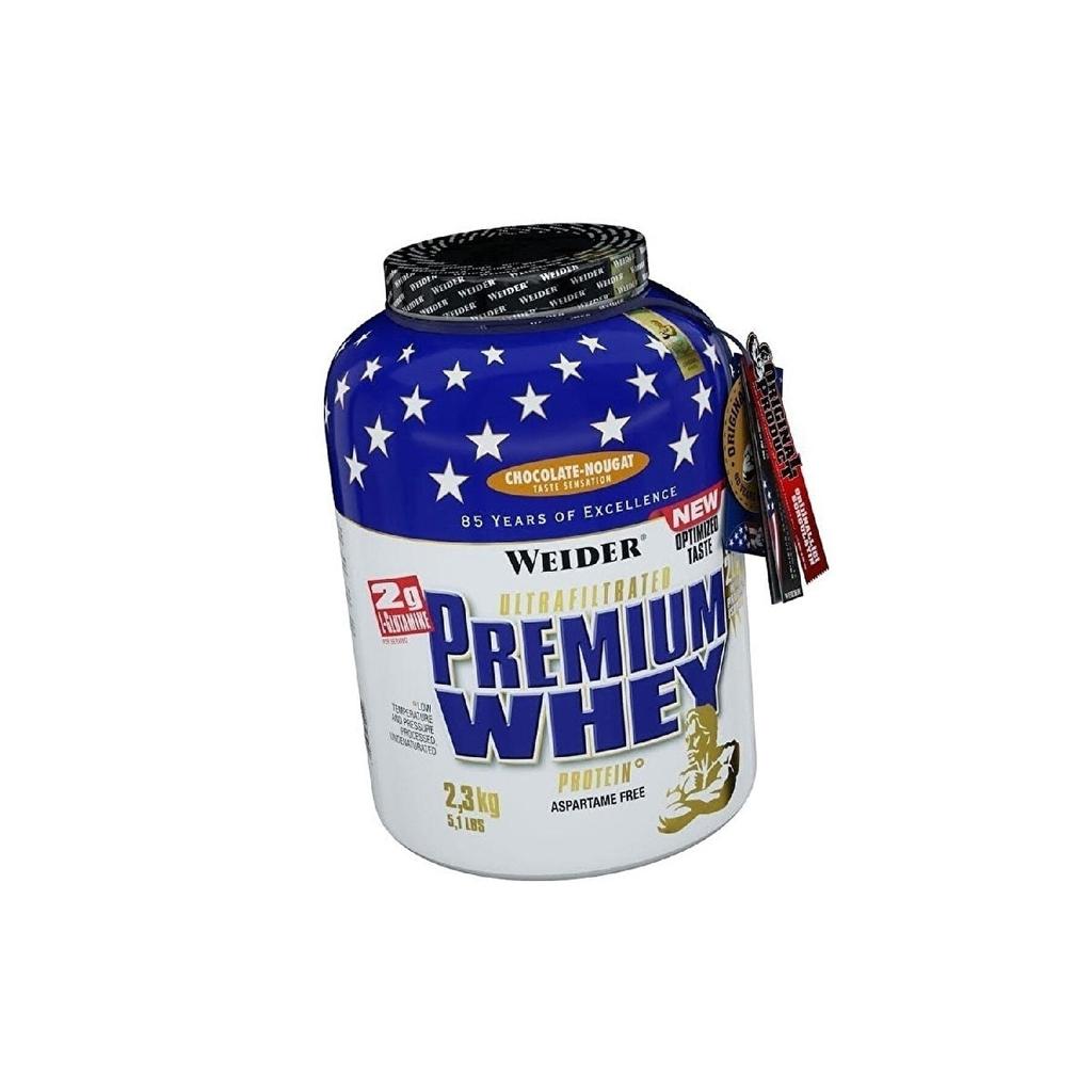 Премиальный порошок сывороточного протеина 2300 г шоколада