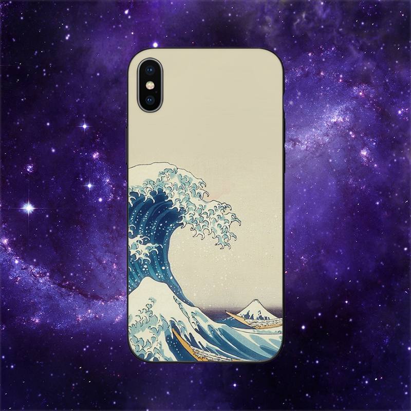 Чехол для телефона The Great Wave of Kanagawa Katsushika Hokusai для iPhone 11 12 Mini 13 14 Pro XS Max X 8 7 6s Plus 5 SE XR Shell