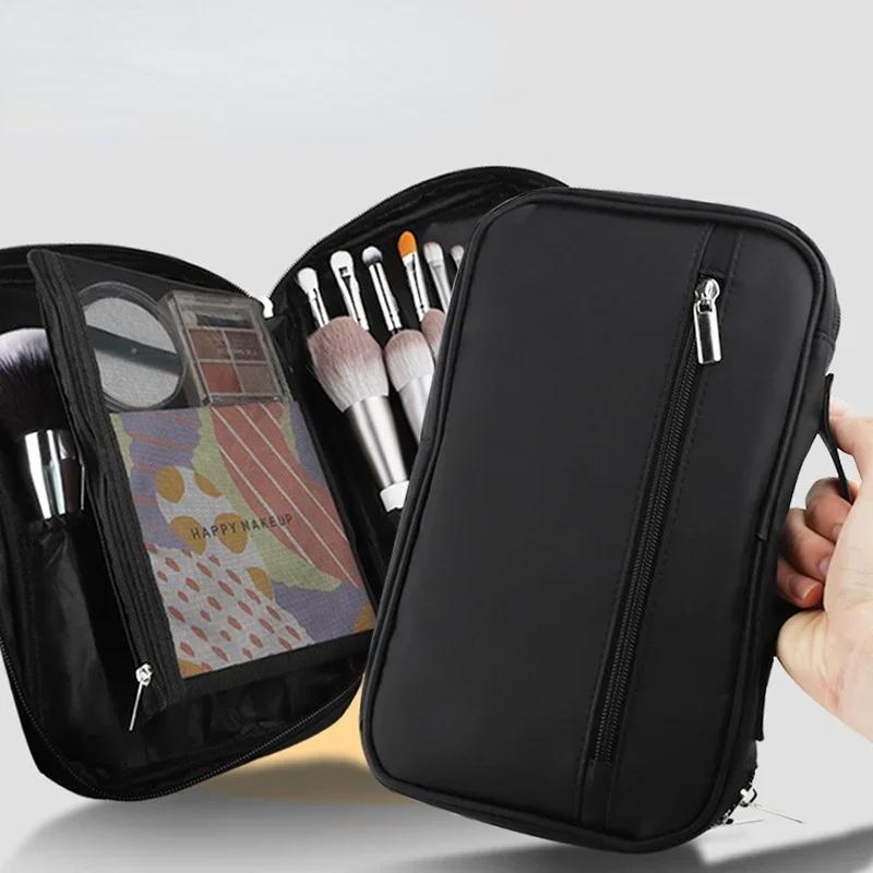 Профессиональная косметичка, косметичка, органайзер для туалетных кистей, многофункциональная косметичка для путешествий и дома