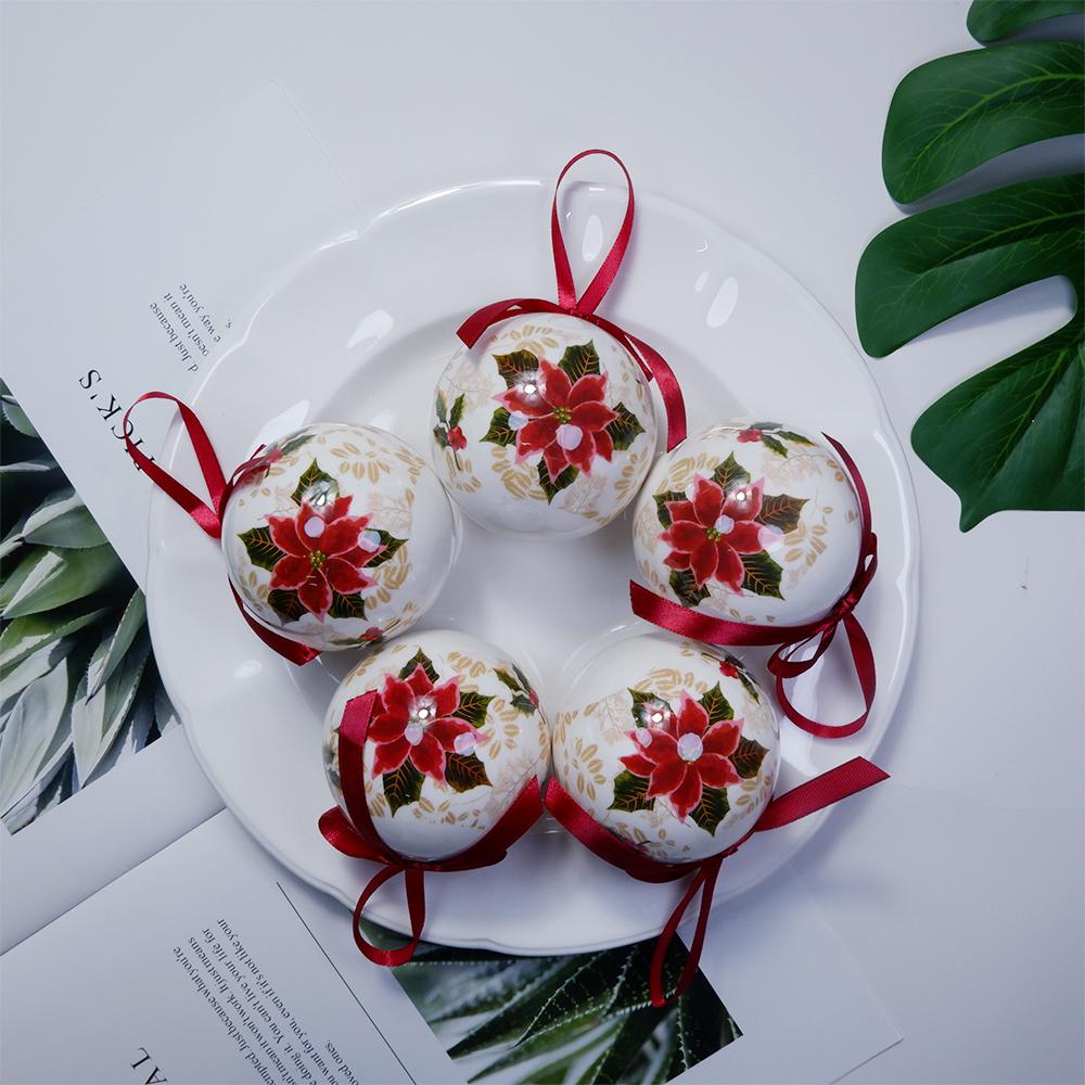 Xmas Party Hanging Ball for Home Party Ornament Christmas Gift Christmas Tree Decor Ball Baubles Ornament  Xmas Tree Toys 7 PCS  a Set