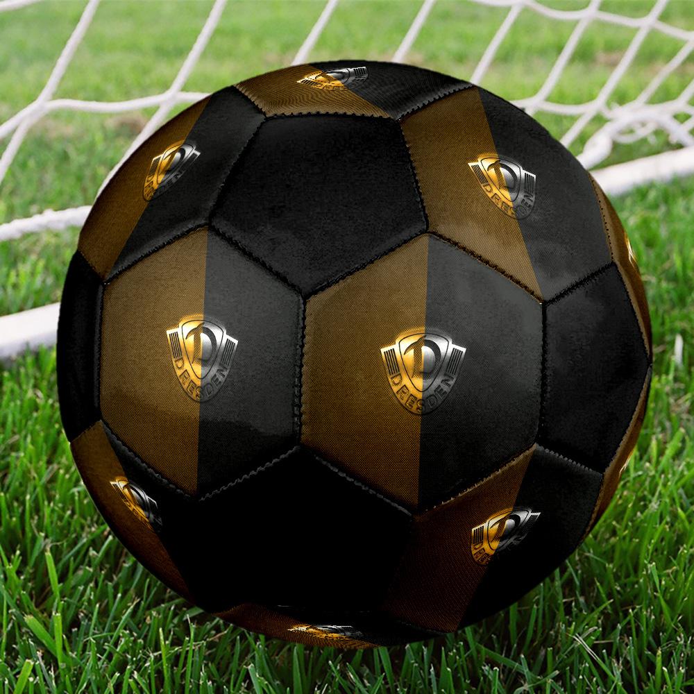 SG Dynamo Dresden Soccer Ball Colorful All Ages Machine Stitched PVC Competition Ready Durable High-Bounce.SIZE5