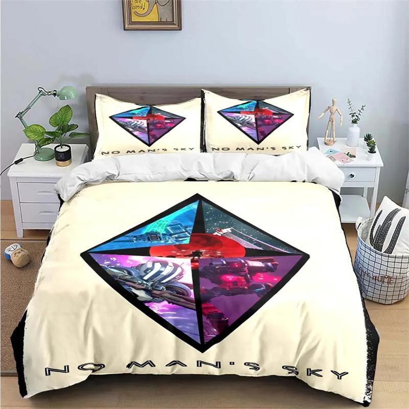 Anime 3D Game N-No-Man's-Sky Print Bedding Sets Bed Supplies Set Duvet Cover Bed Comforter Set Bedding Set Luxury Gift