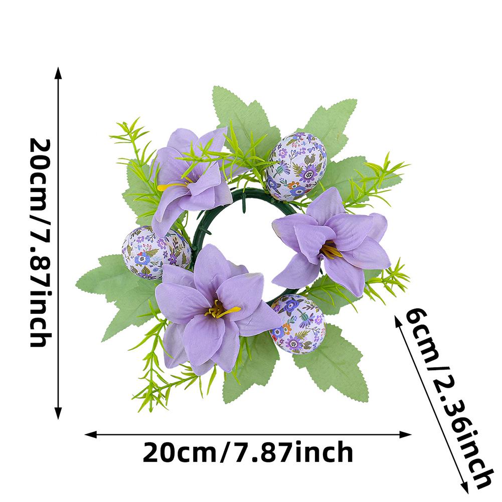 Easter Front Door Wreath Spring Wreath Cross Wreath Hanging Front Door Easter Decorations Artificial Wreath 2025 NEW