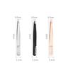 1PC Eyebrow Clip Tool Tweezers Beard Puller Stainless Steel Slant Head
