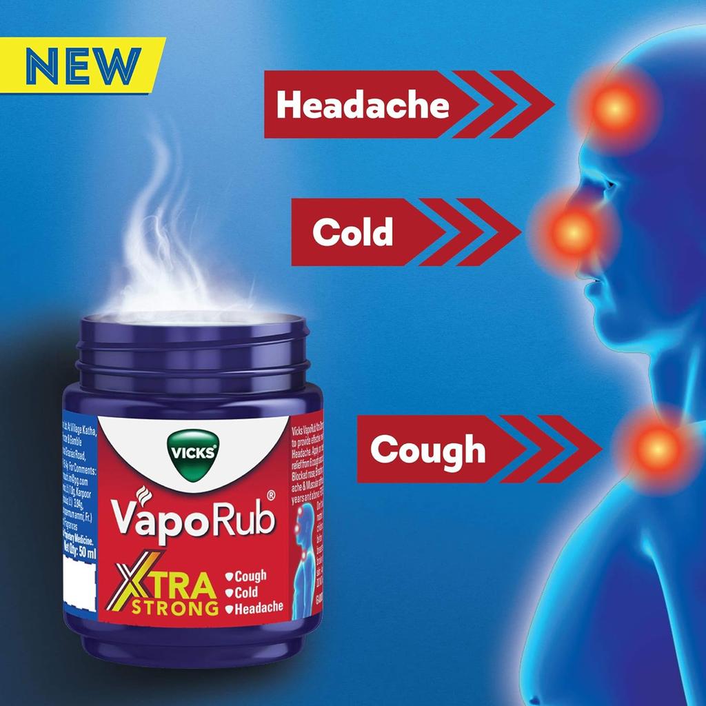 ВапоРаб Экстра Стронг (10 мл), VapoRub Xtra Strong,  Vicks