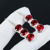 Beautiful Red Garnet Gemstone Earrings, 925 Sterling Silver Earring, Handmade Boho Silver Jewelry Dangle Earrings, Engagement Gift