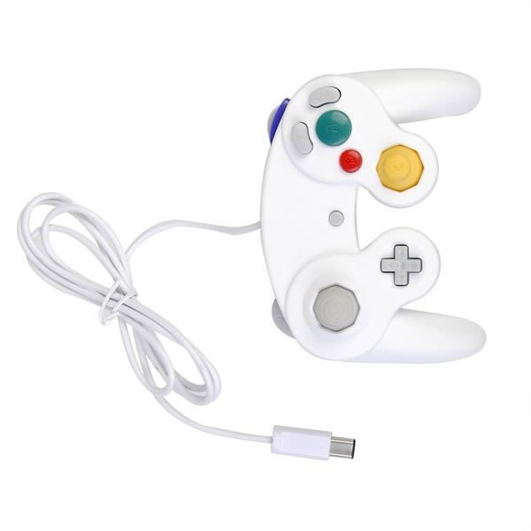 Manette de jeu - NEUFU - G163 - Filaire - Vibration - Compatible Wii/Gamecube