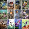 5D DIY Diamond Painting Bird Landscape Full Round Diamond Embroidery Cross Stitch Kit Mosaic Rhinestone Decoration Gift