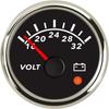 ELING Car Boat Yacht Truck Universal 52mm Voltmeter 8-16V 16-32V 9-32V Volt Gauge with 8 Colors Backlight and Alarm