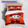 3pcs Paw Paw3 Design Cover Set - HD Printed Bedding with 1 Cover and 2 Pillowcases - Perfect for Home and Dorm Decor