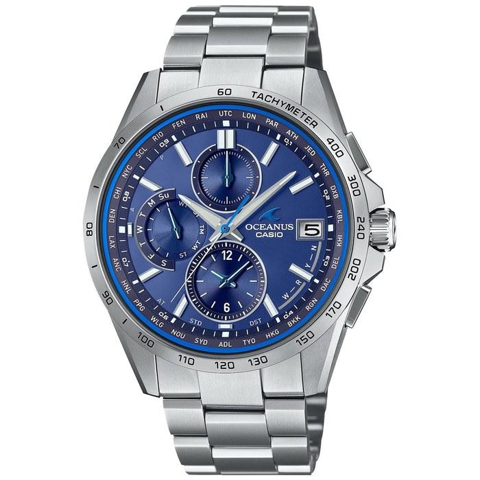 Мужские часы Casio Oceanus OCW-T2600-2A3JF, Серебристый/Синий