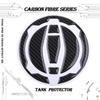 Carbon Fiber Motorcycle Gas for Tank Caps Pad Cover Sticker Decals Diameter 12cm/4.72-inch for Z900 Z400 Ninja 400 Ninja