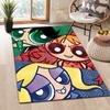 1Pc The Powerpuff Girls Printed rectangle carpet, home door mat, outdoor travel protection carpet A10
