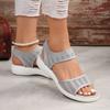 Fashion New Women Summer Fashion Sandals Mesh Casual Fish Mouth Sports Sandals Plus Size 43 Flying Woven Flat Shoes Sandalias Mujer