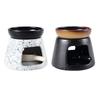 Ceramics Aromatherapies Burners for Essential Oil and Wax Melts with Tealight Holder Spoon Candle Warmer Accessories