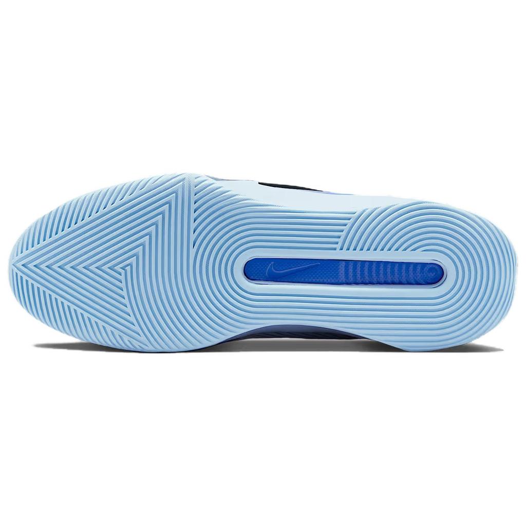 Nike ГТ. Амортизация Jump Academy, Износостойкие Низкие Баскетбольные Кроссовки Мужские Небесно-Лазуритово-Синие Баскетбольные Кроссовки HF1804-400