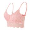 Women Lace Bras Top Embroidery Floral Halter Bra Push Up Casual Strappy Bustier Camisole Vest Top